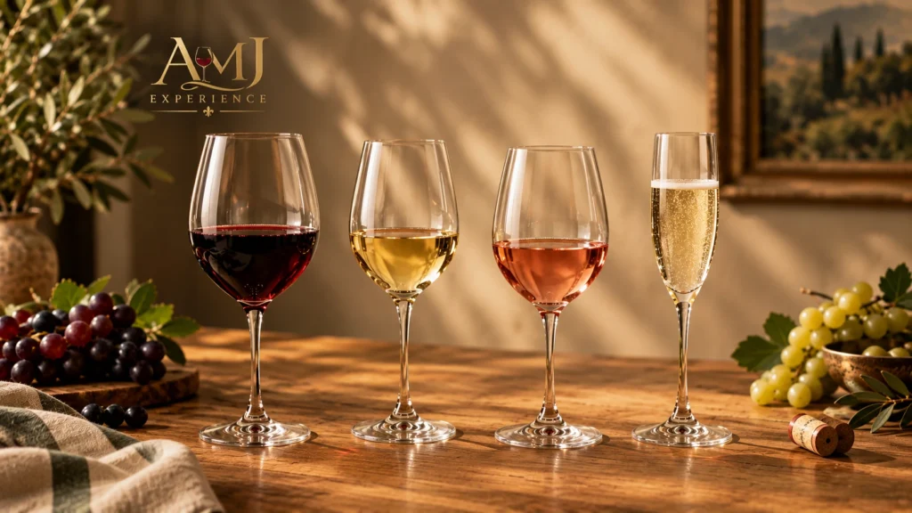 Principais estilos de vinho tinto branco rosé e espumante